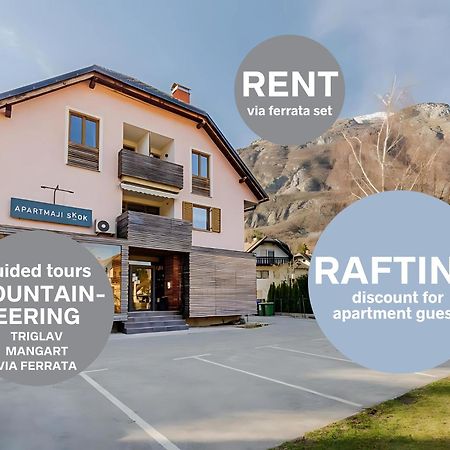 Apartments Skok With Rafting And Free Parking Bovec Exteriér fotografie